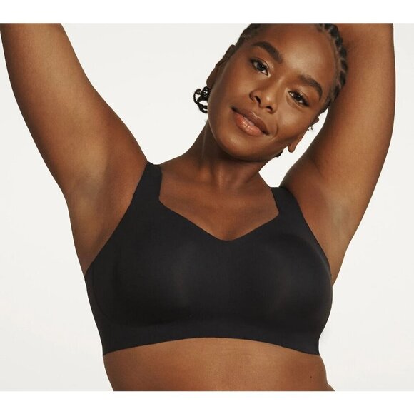 Evelyn & Bobbie Beyond Seamless Wirefree Bra Black Onyx,3XL - Picture 1 of 1